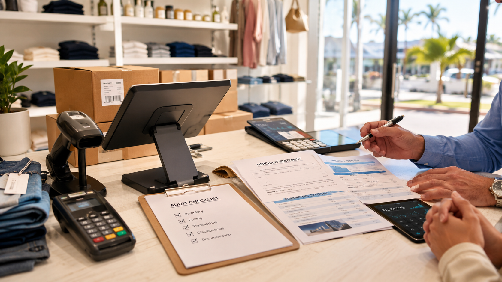 Merchant account broker