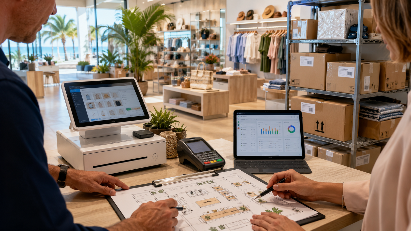 Service industry payment setups